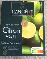 Mängden socker i Sorbet plein fruit Citron Vert