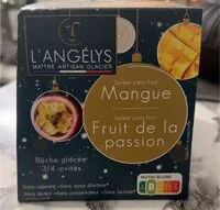 Mängden socker i Sorbet plein fuit Mangue - Passion