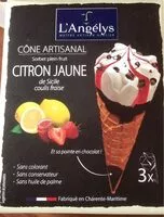 Mängden socker i Cône artisanal citron jaune