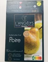 Mängden socker i Sorbet plein fruit poire