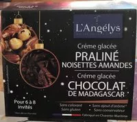 Mängden socker i Creme glacée praliné noisette amande