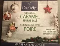Mängden socker i Bûche glacée caramel poire L'ANGELYS