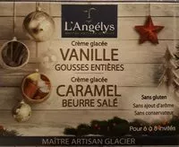 Mängden socker i Crème glacée Vanille Caramel beurre salé