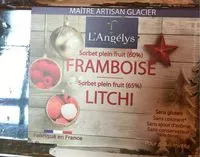 Mängden socker i Bûche glacée sorbet frambroise/litchi