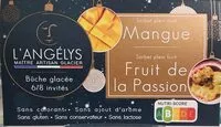 Mängden socker i Buche sorbet mangue fruit de la passion