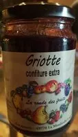Mängden socker i Griotte confiture extra