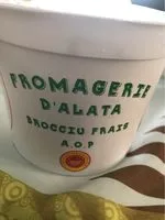 Mängden socker i Brocciu frais