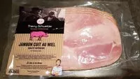 Mängden socker i Jambon cuit supérieur au miel