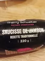 Mängden socker i Saucisse de jambon