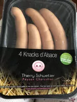 Mängden socker i 4 Knacks D'alsace