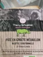 Mängden socker i Pâte en croûte médaillon