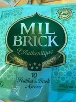 Mängden socker i Feuille de brick