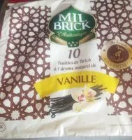 Mängden socker i Feuilles de bricks arôme vanille