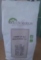 Mängden socker i Farine de blé biologique T55