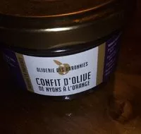 Mängden socker i Confit d'olive de Nyons à l'orange