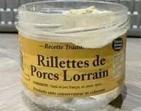Mängden socker i Rillettes de Porcs Lorrain