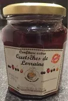 Mängden socker i Confiture Extra Quetsche de Lorraine