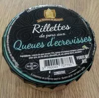 Mängden socker i Rillettes de porc aux queues d'écrevisses