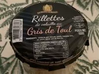 Mängden socker i Rillettes de volaille au Gris de Toul
