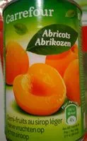 Mängden socker i Abricots au sirop
