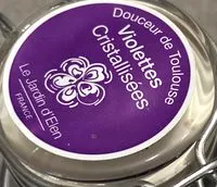 Mängden socker i Violettes cristallisées