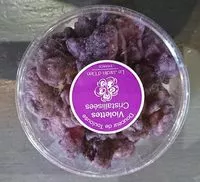 Mängden socker i Violettes cristallisées