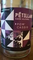 Mängden socker i Pétillant sans alcool pom'cassis