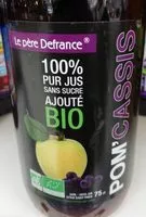 Mängden socker i Pom'cassis bio