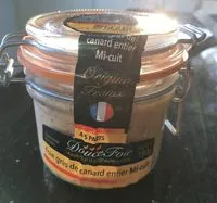 Mängden socker i Foie gras de canard