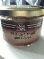 Mängden socker i Pâté de Canard aux Cèpes