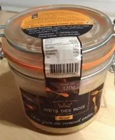 Mängden socker i Foie gras de canard entier