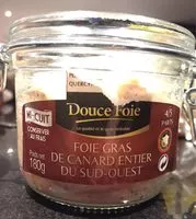 Mängden socker i Foie gras de canard entier du sud ouest
