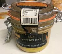 Mängden socker i Foie gras de canard entier