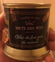 Mängden socker i Bloc de foie gras de canard