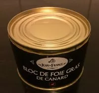 Mängden socker i Bloc foie gras Jean de France Canard