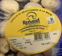 Mängden socker i Champignons de paris