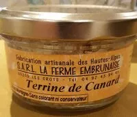 Mängden socker i Terrine de canard