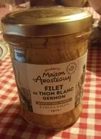 Mängden socker i Filet de thon blanc Germont
