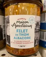 Mängden socker i Filet de thon albacore