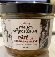 Mängden socker i Paté de campagne relevé