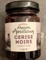 Mängden socker i Confiture cerise noir