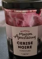 Mängden socker i Confiture de cerises noires