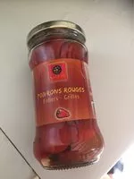 Mängden socker i Poivrons rouges entiers grillés