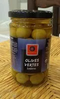 Mängden socker i Olives vertes entières
