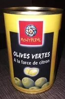 Mängden socker i Olives vertes à la farce de citron