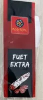 Mängden socker i Fuet extra