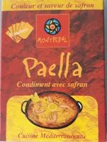 Mängden socker i Paella condiment avec safran