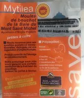 Mängden socker i Moules de Bouchot Baie du MSM AOP