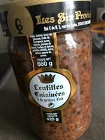 Mängden socker i Lentilles