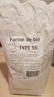 Mängden socker i Farine de blé type 55
